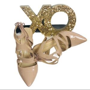 New Chinese Laundry | pointy toe strap heels Sz6.5‎